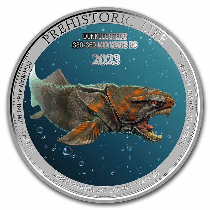 Silver coin of the Republic of Congo 