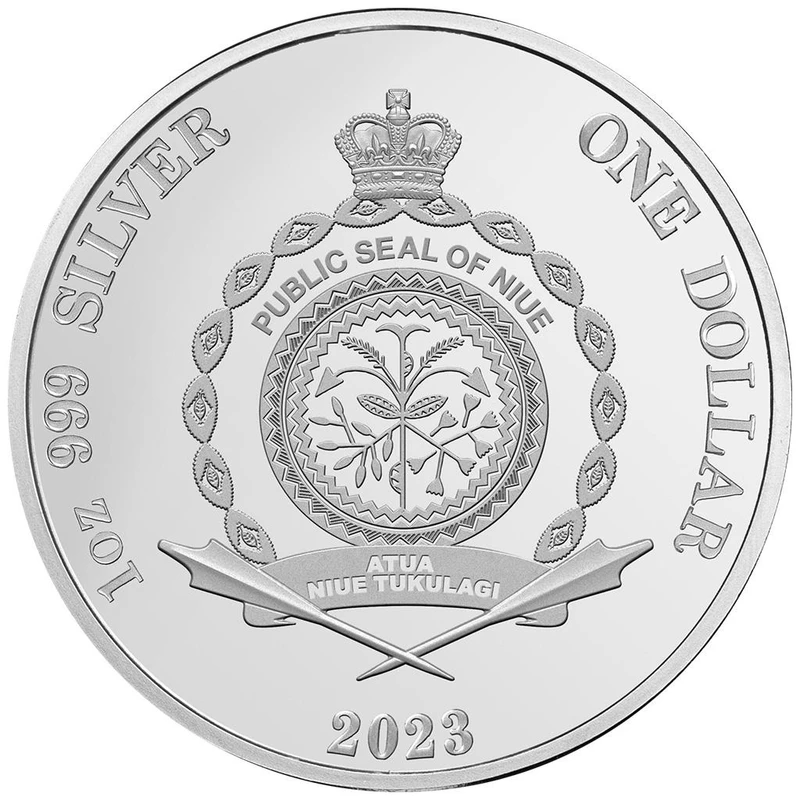 Silver coin Niue 