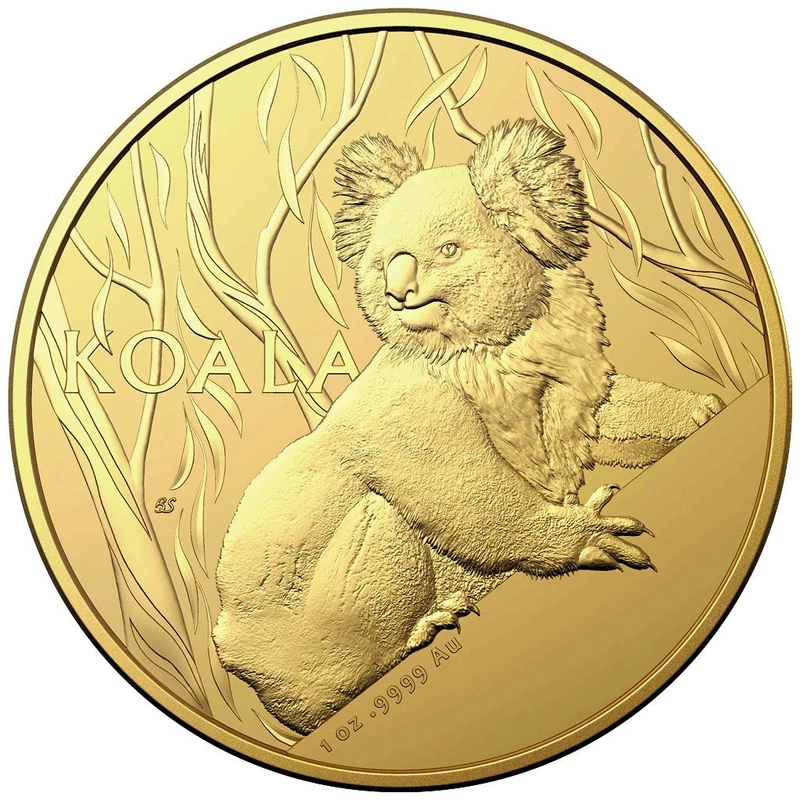 Australian Koala Gold Coin, 2024, 31.1 g. pure gold. (0.9999 proof) Collectible coins