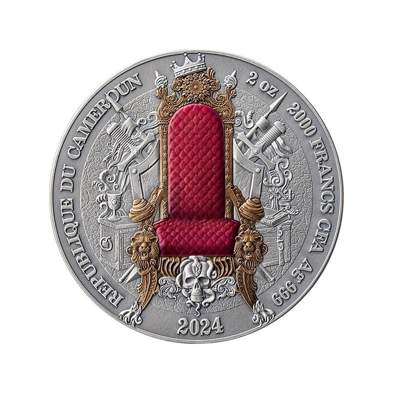 Cameroon silver coin 