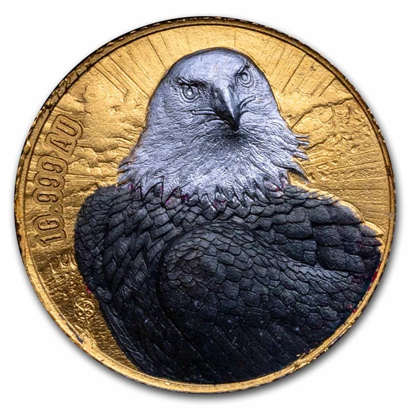 Gold coin of the Republic of Côte d'Ivoire (Ivory Coast) 