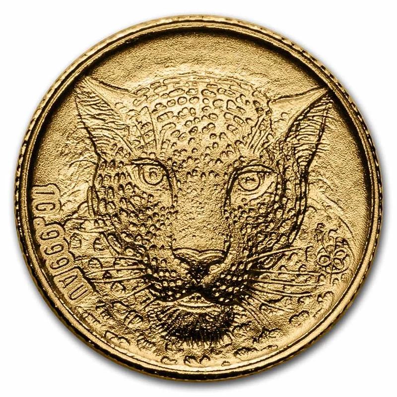 Gold coin of the Republic of Côte d'Ivoire (Ivory Coast) 