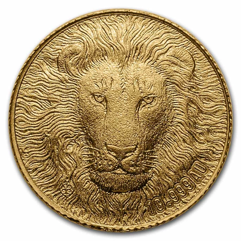 Gold coin of the Republic of Côte d'Ivoire (Ivory Coast) 