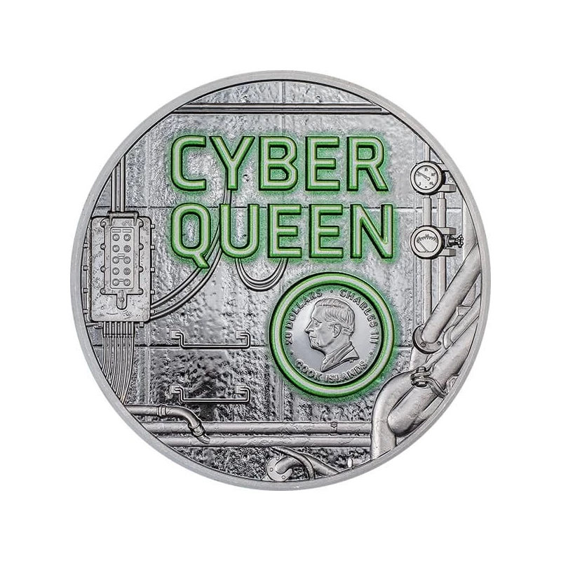 Cook Islands silver coin 