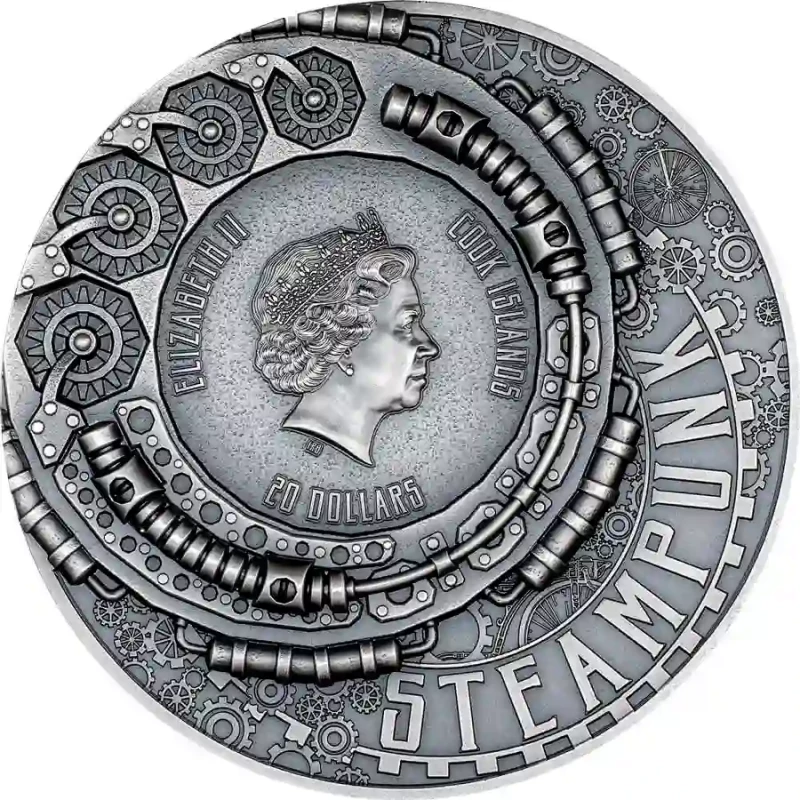 Cook Islands silver coin 