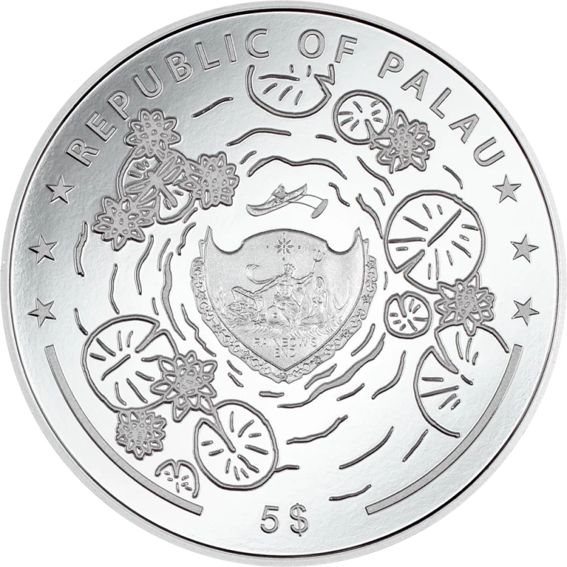 Silver coin Palau 