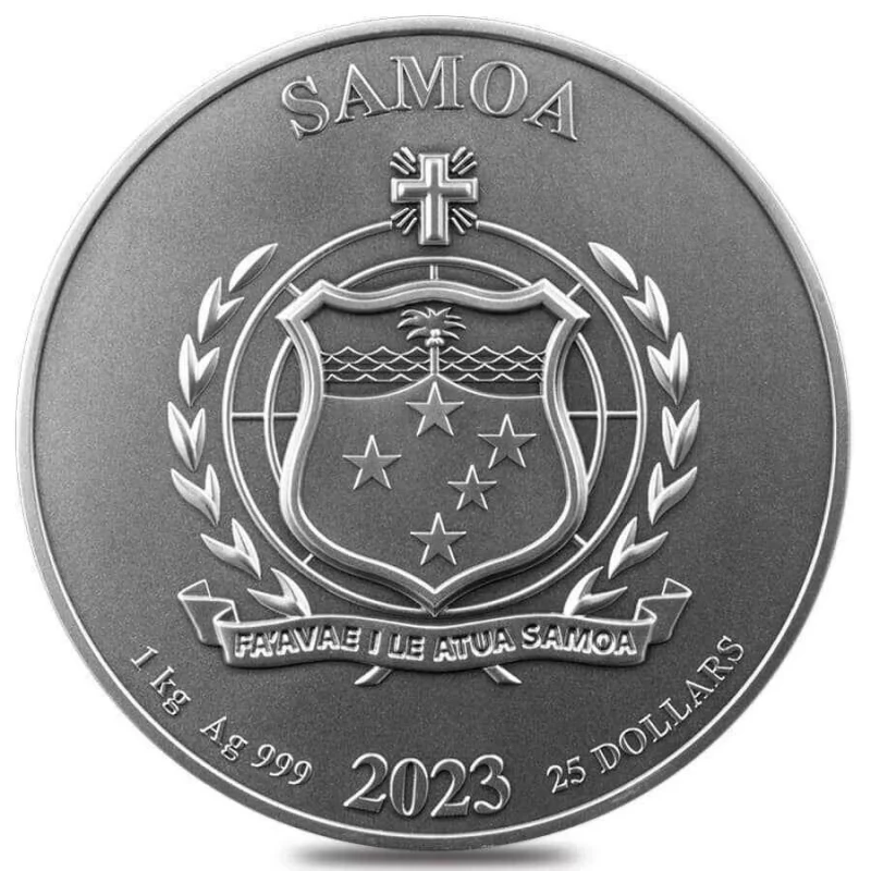 Silver coin Samoa 