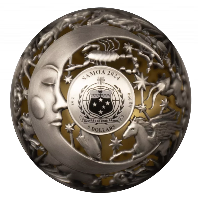 Silver coin Samoa 