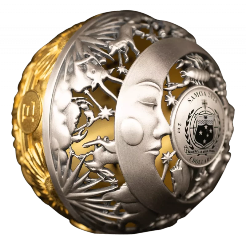Silver coin Samoa 