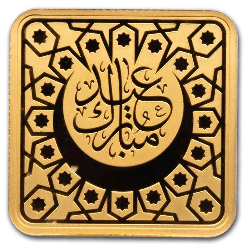 Gold coin Djibouti 