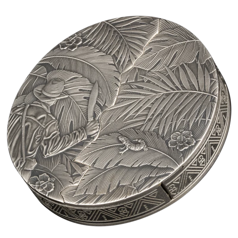 Silver coin of Barbados 