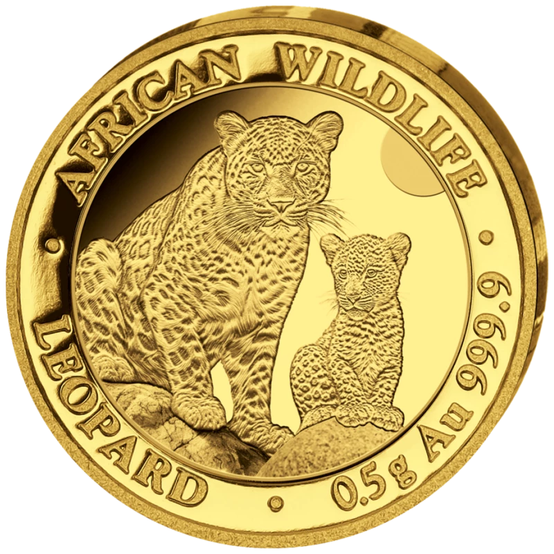 Somalia gold coin 