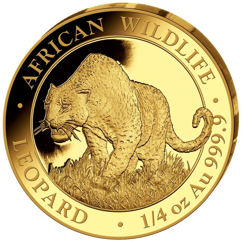 Somalia gold coin 
