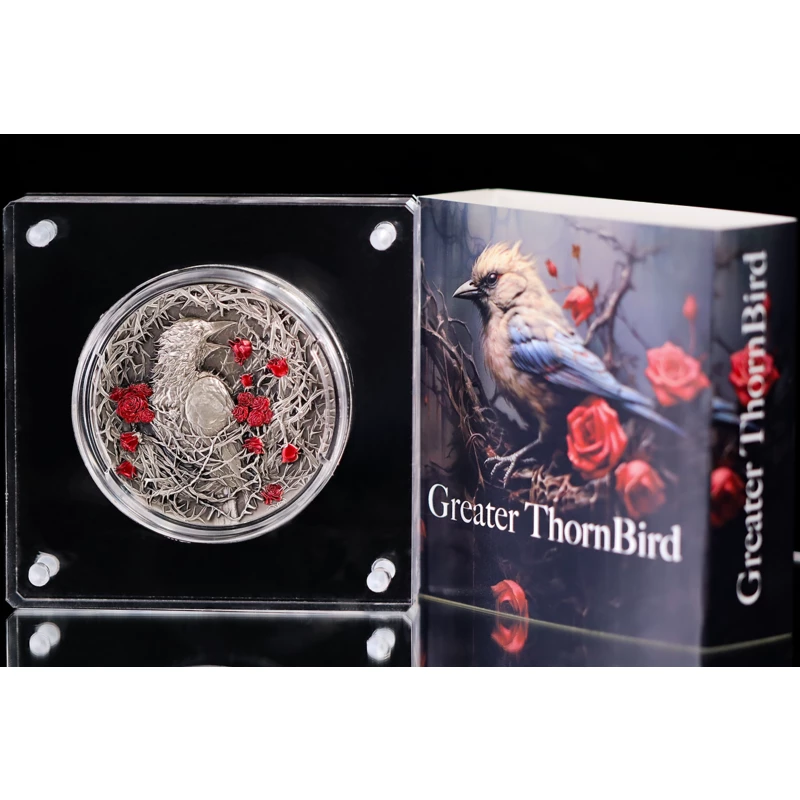 Silver coin Gabon 