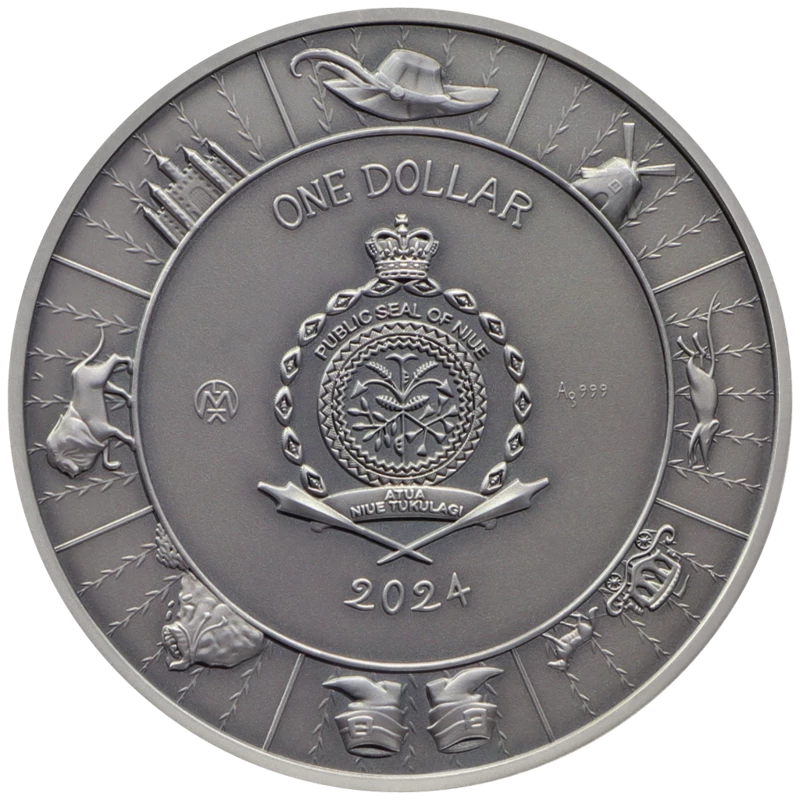 Silver coin Niue 