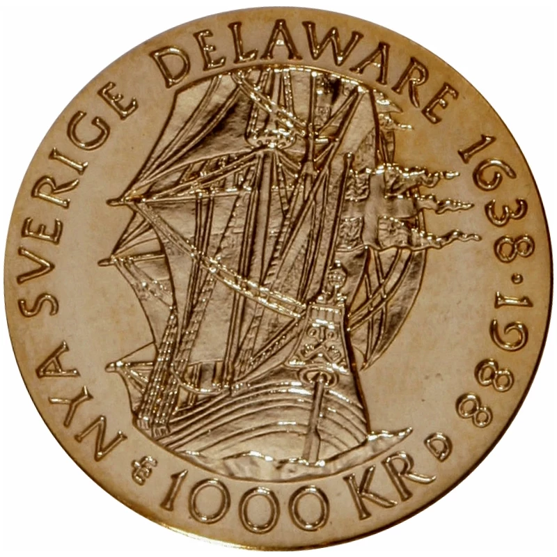 Gold coin of Sweden 