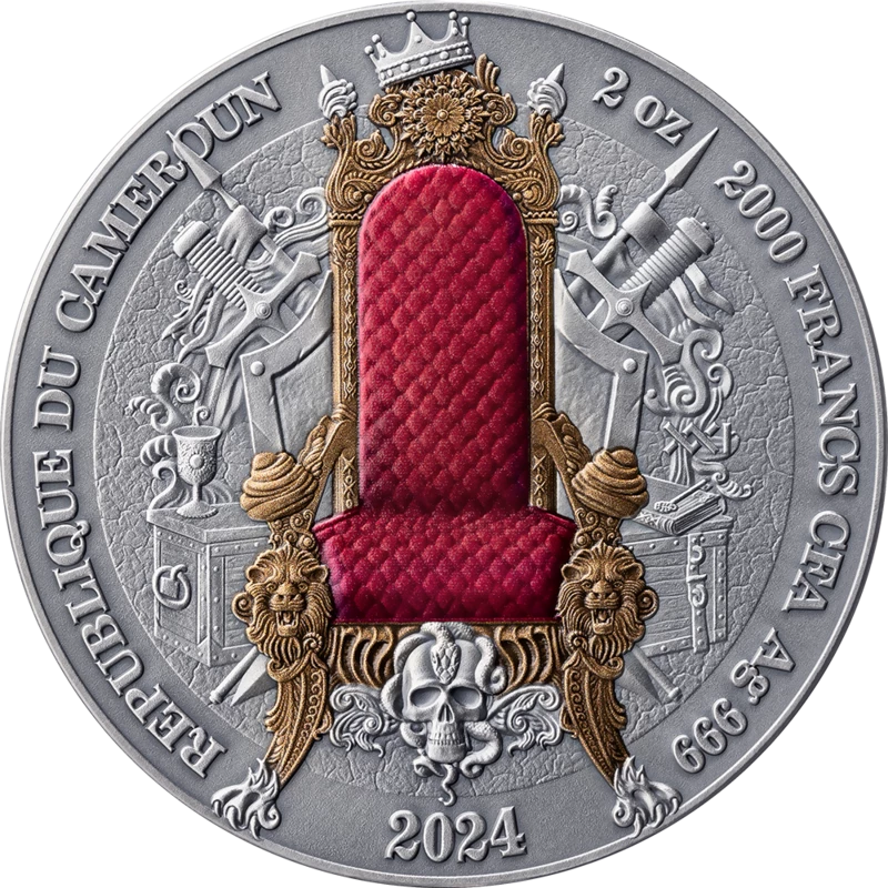 Cameroon silver coin 