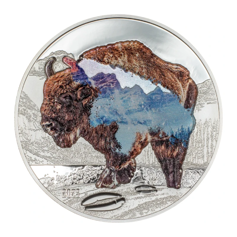 Silver coin of Mongolia 