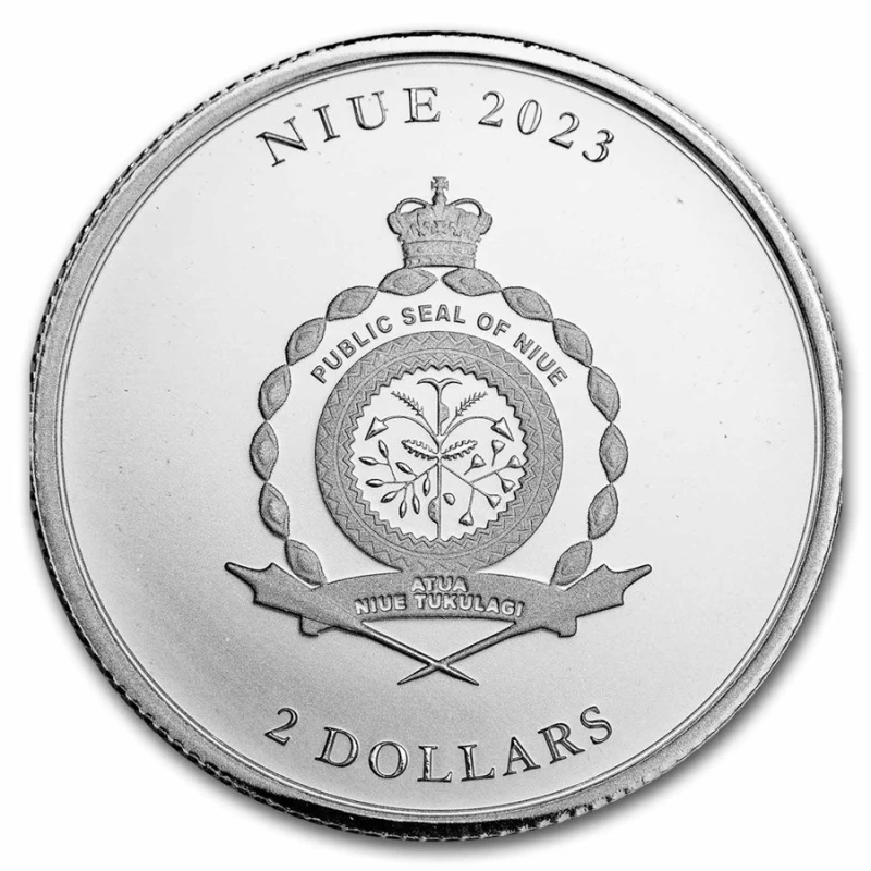 Silver coin Niue 