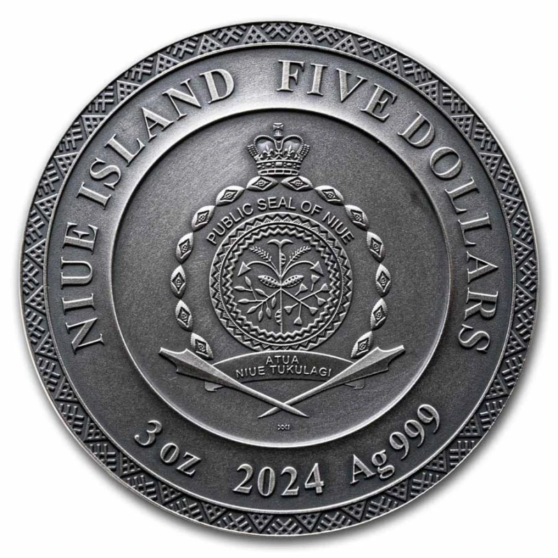 Silver coin Niue 