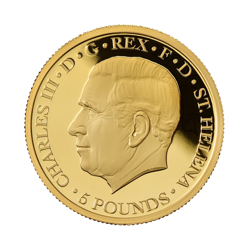 Gold coin of Saint Helena 