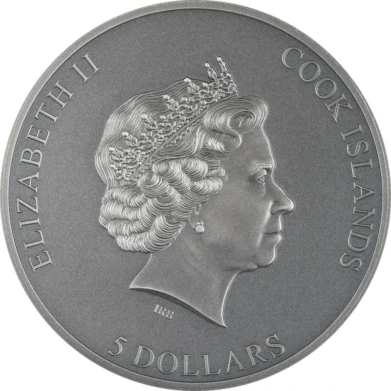 Cook Islands silver coin 