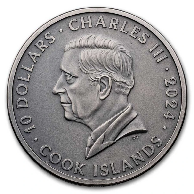 Cook Islands silver coin 