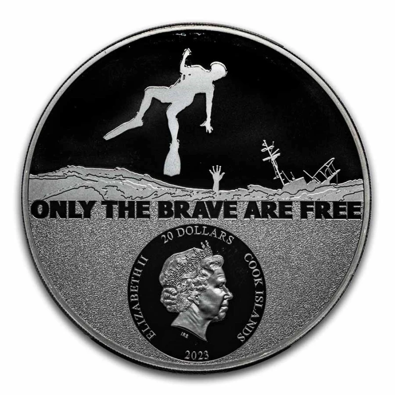 Cook Islands silver coin 