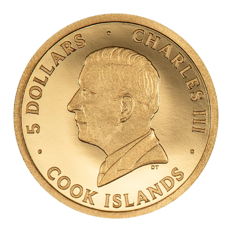 Cook Islands gold coin 