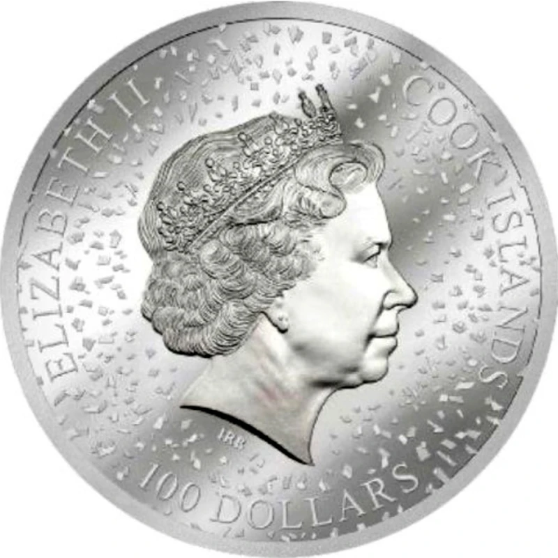 Cook Islands Silver Blast 2023, 1000 g pure silver coin (0.999 proof) Collectible coins