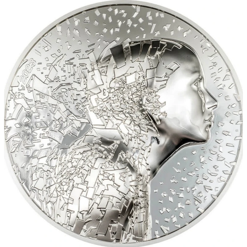 Cook Islands Silver Blast 2023, 1000 g pure silver coin (0.999 proof) Collectible coins