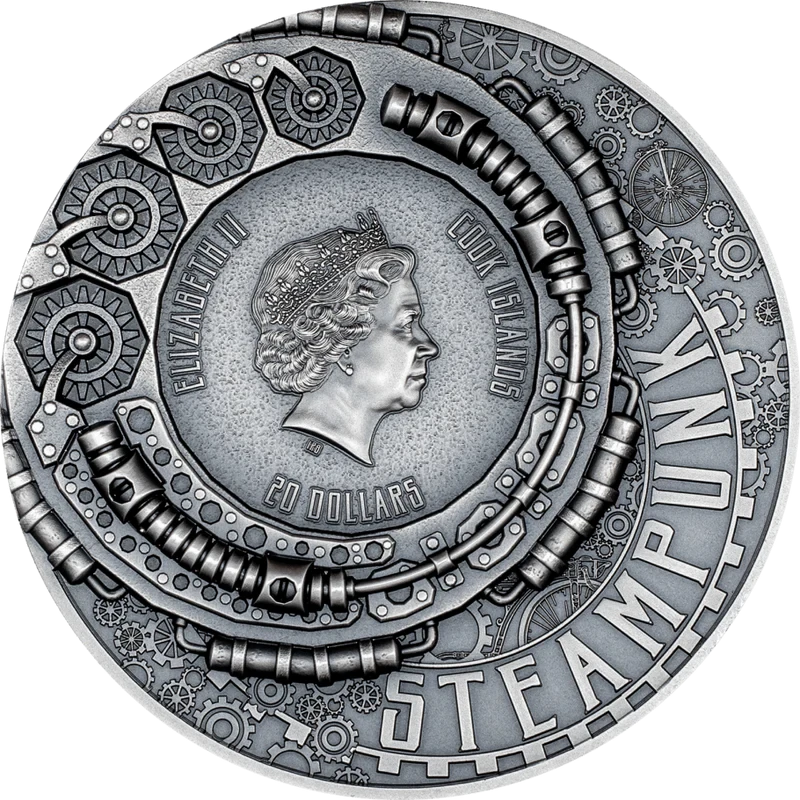 Cook Islands silver coin 