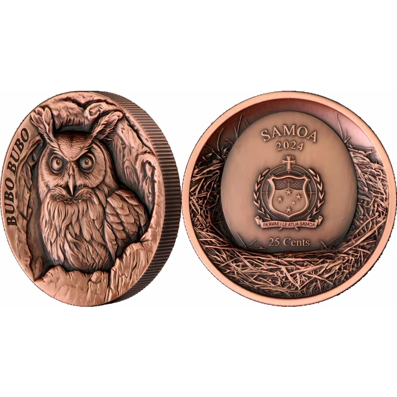 Copper coin Samoa 