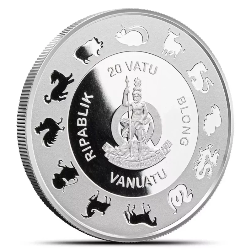 Vanuatu silver coin 