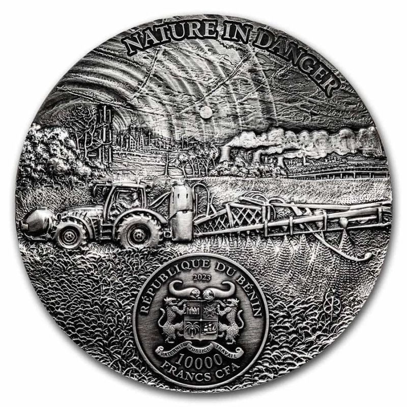 Benin silver coin 