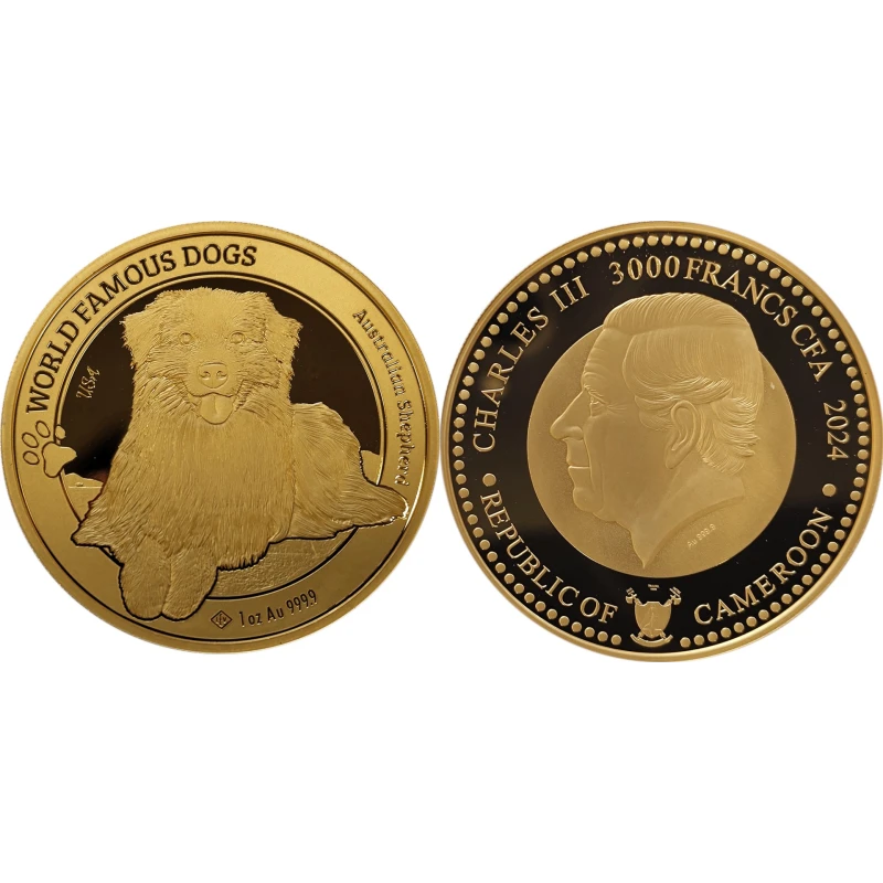 Gold coin Cameroon 