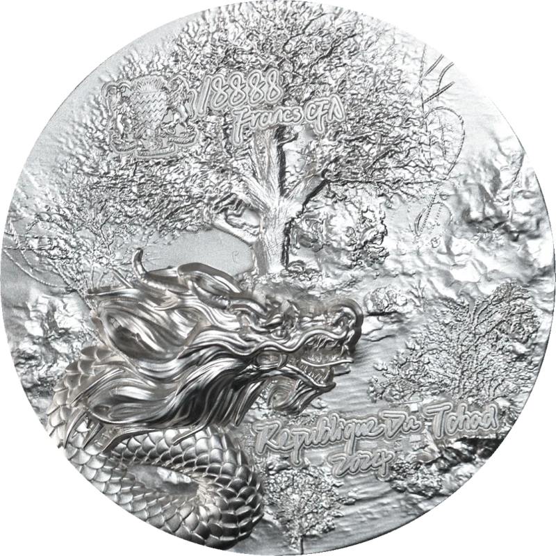 Silver coin Chad 