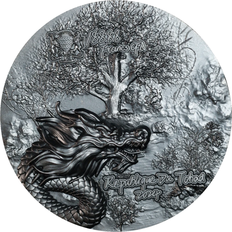 Chad silver coin 
