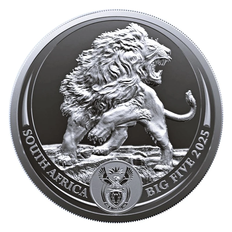South Africa: silver coin Lion 2025 1 oz Collectible coins