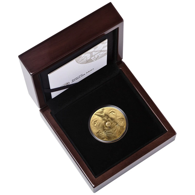 South Africa: gold coin Lion 2025 Proof 1 oz Collectible coins