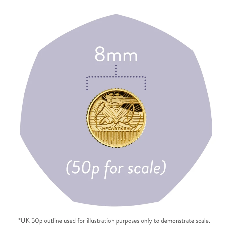 UK: gold coin Paul McCartney 2024 Proof 1/40 oz Collectible coins
