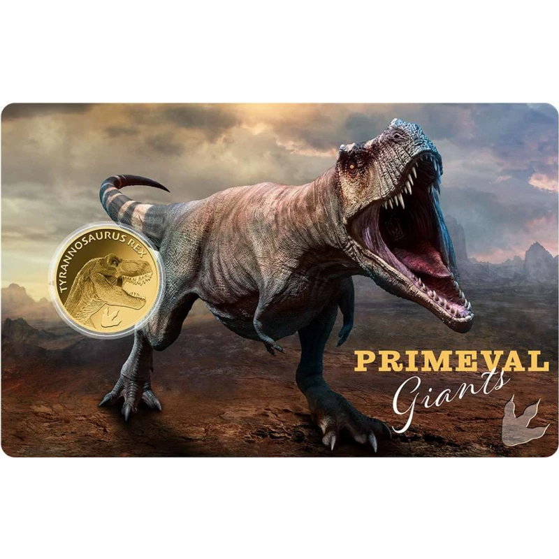 Chad: gold coin Tyrannosaurus Rex 1/1000 oz Collectible coins
