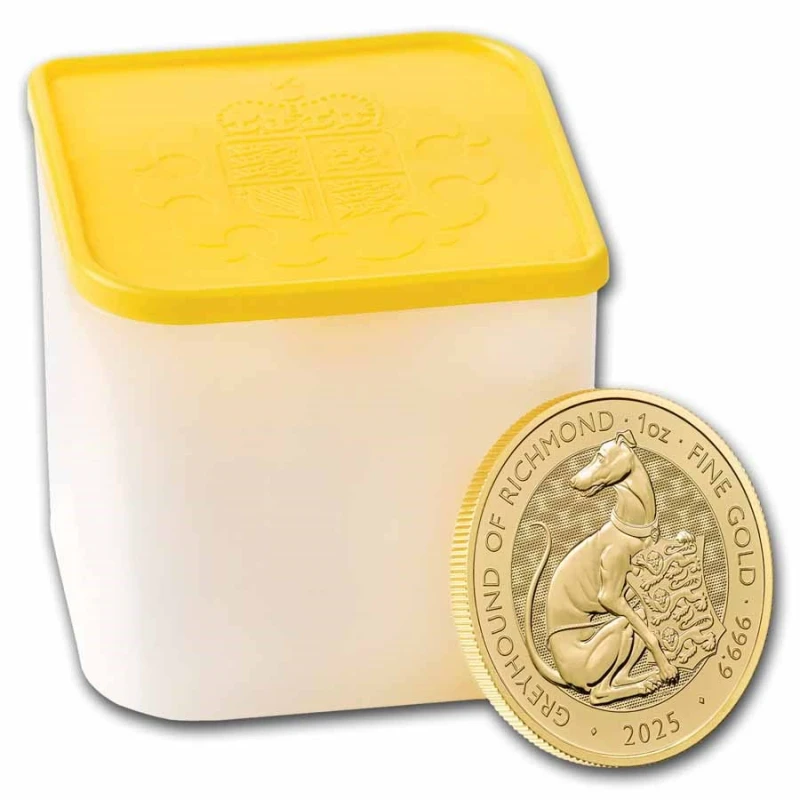 UK: gold coin Greyhound of Richmond 2025 1 oz Investment coins