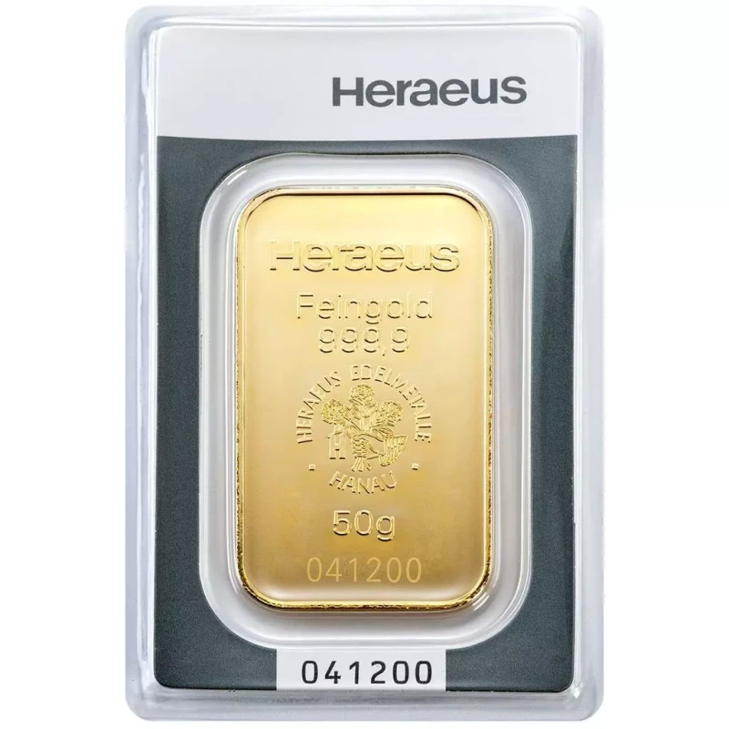 Switzerland: 50 g gold bar Investment bullion