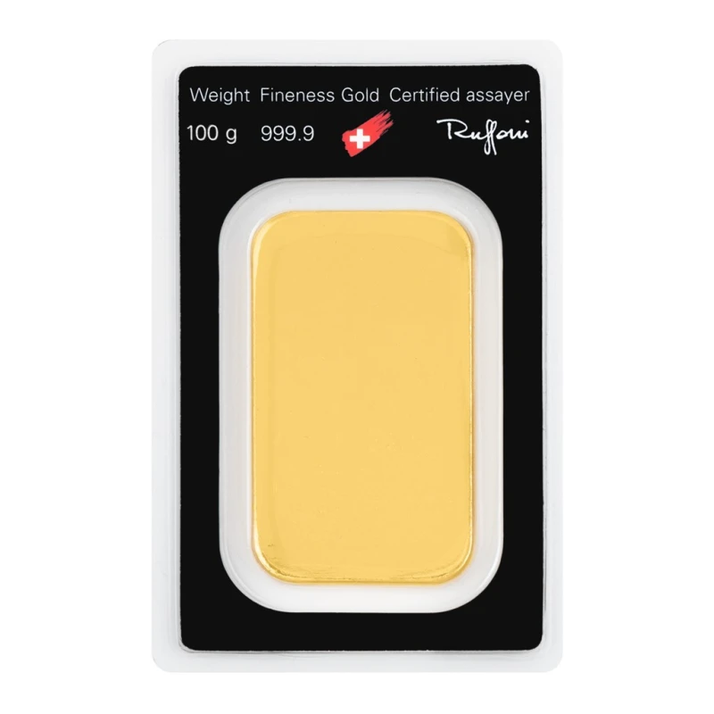 Switzerland: 100 g gold bar Investment bullion