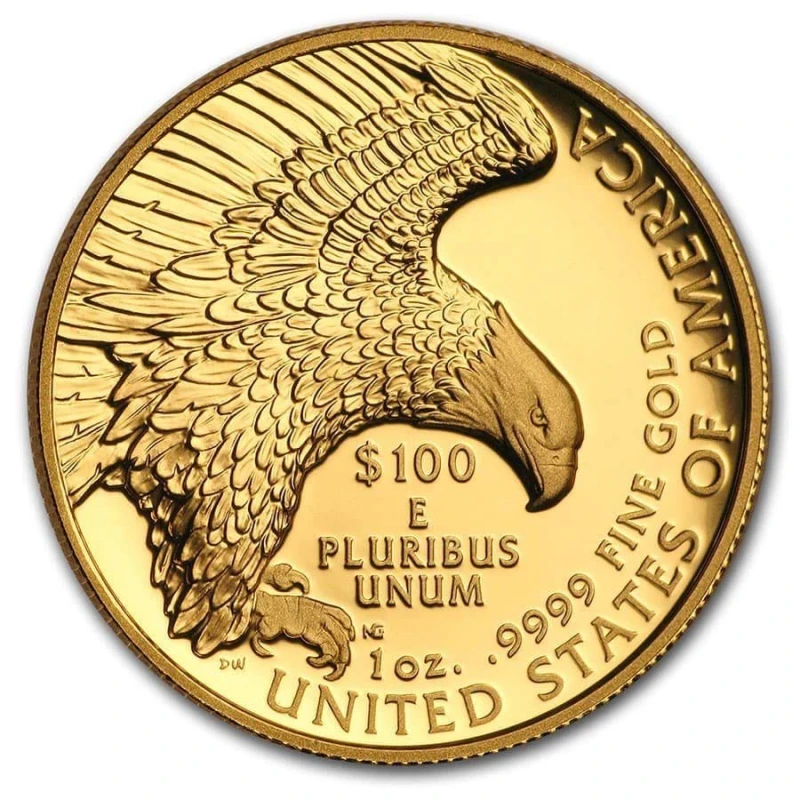 USA: gold coin American Liberty 2019 Proof high relief 1 oz Collectible coins