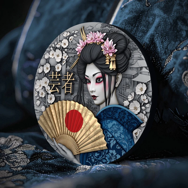 Niue: silver coin Geisha 2025 2 oz Collectible coins