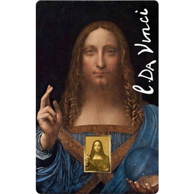 Chad: gold coin Salvator Mundi 1/1000 oz Collectible coins