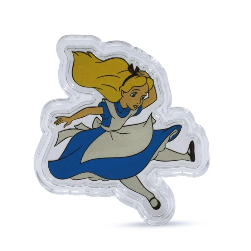 Niue: silver coin Alice in Wonderland 2025 Proof colorized 2 oz Collectible coins