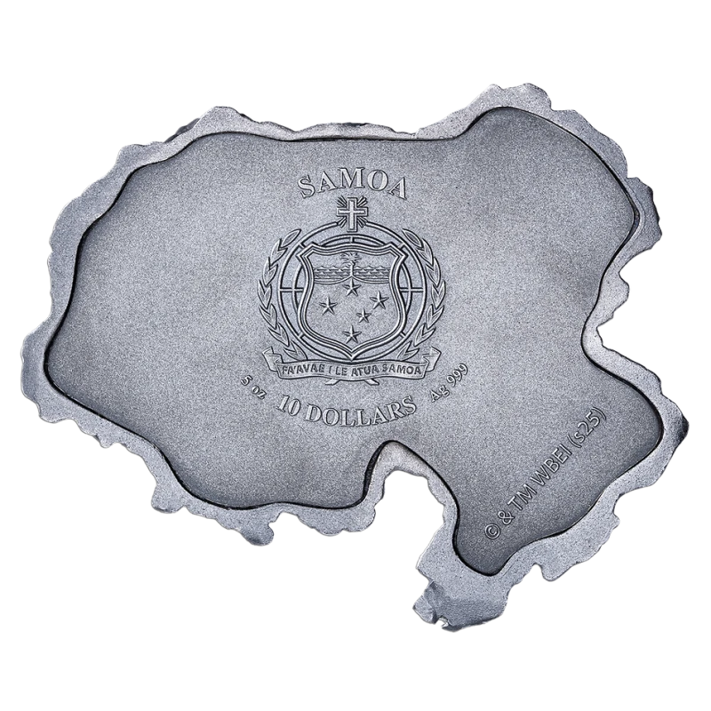 Samoa silver coin Hogwarts Castle 2025 5 oz Collectible coins
